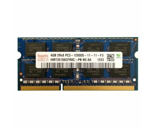 Модуль памяти для ноутбука SoDIMM DDR3 4GB 1600 MHz Hynix (HMT351S6CFR8C-PB)