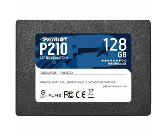 Накопитель SSD 2.5" 128GB Patriot (P210S128G25)