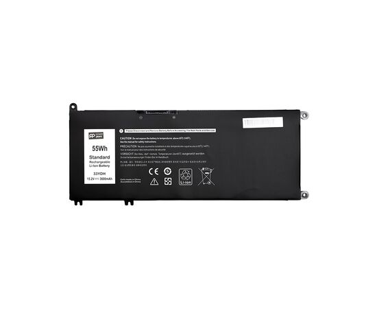 Акумулятор до ноутбука DELL Inspiron 15 7577 (33YDH) 15.2V 3600mAh PowerPlant (NB441549)
