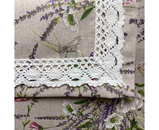 Дорожка на стол Прованс Grosso с кружевом 140х40 см (17525), изображение 4 Дорожка на стол Прованс Grosso с кружевом 140х40 см (17525), изображение 4