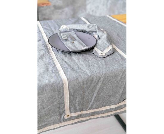 Дорожка на стол Прованс Hygge 40х140 см Black (13660), изображение 2 Дорожка на стол Прованс Hygge 40х140 см Black (13660), изображение 2