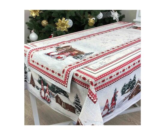 Дорожка на стол Прованс гобеленовая Snowfall 100x40 см (23412), изображение 4 Дорожка на стол Прованс гобеленовая Snowfall 100x40 см (23412), изображение 4