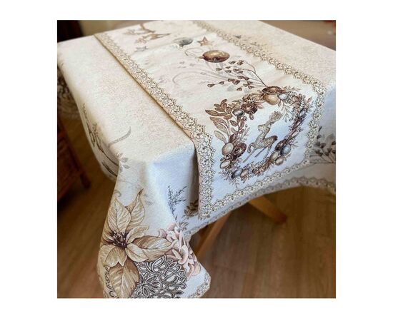 Дорожка на стол Прованс Золотые праздники 100х40 см (23425), изображение 2 Дорожка на стол Прованс Золотые праздники 100х40 см (23425), изображение 2