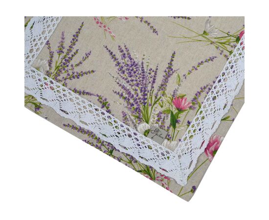 Салфетка на стол Прованс Grosso с кружевом 35х45 см (17551), изображение 3 Салфетка на стол Прованс Grosso с кружевом 35х45 см (17551), изображение 3