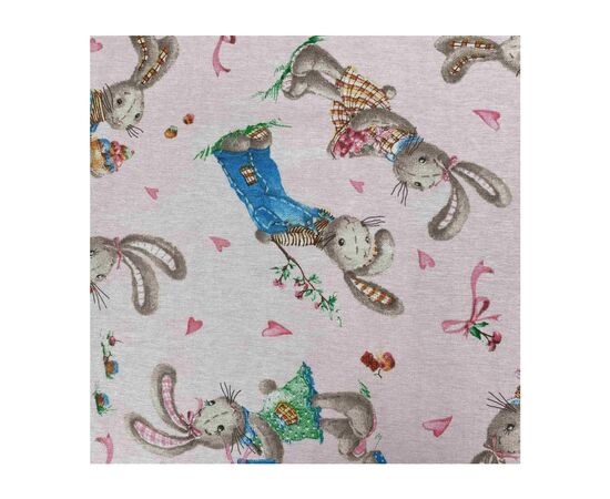 Салфетка на стол Прованс Зайчата 40х40 см (21854), изображение 4 Салфетка на стол Прованс Зайчата 40х40 см (21854), изображение 4