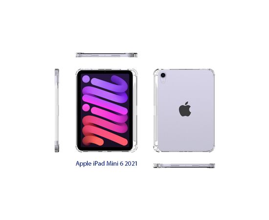 Чехол для планшета BeCover Anti-Shock Apple iPad Mini 6 2021 Clear (707100), изображение 5 Чехол для планшета BeCover Anti-Shock Apple iPad Mini 6 2021 Clear (707100), изображение 5