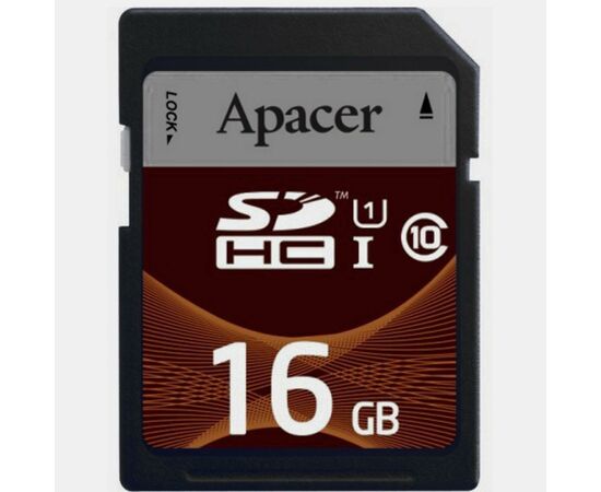 Карта пам'яті Apacer 16GB SDHC UHS-I Class10 RP (AP16GSDHC10U1-R)