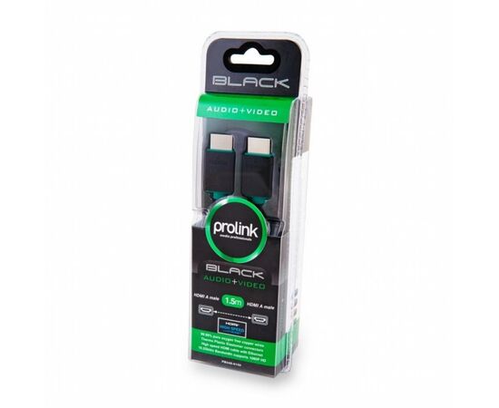 Кабель мультимедійний HDMI to HDMI 1.5m Prolink (PB348-0150), зображення 4 Кабель мультимедійний HDMI to HDMI 1.5m Prolink (PB348-0150), зображення 4