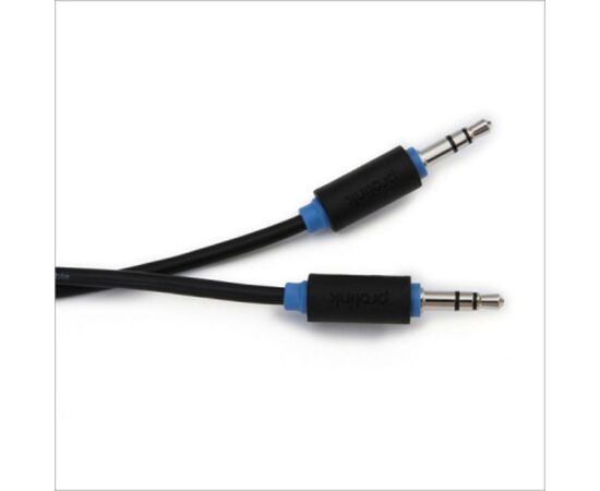Кабель мультимедийный Jack 3.5mm папа/Jack 3.5mm папа 1.5m Prolink (PB105-0150), изображение 3 Кабель мультимедийный Jack 3.5mm папа/Jack 3.5mm папа 1.5m Prolink (PB105-0150), изображение 3