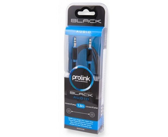 Кабель мультимедийный Jack 3.5mm папа/Jack 3.5mm папа 1.5m Prolink (PB105-0150), изображение 7 Кабель мультимедийный Jack 3.5mm папа/Jack 3.5mm папа 1.5m Prolink (PB105-0150), изображение 7