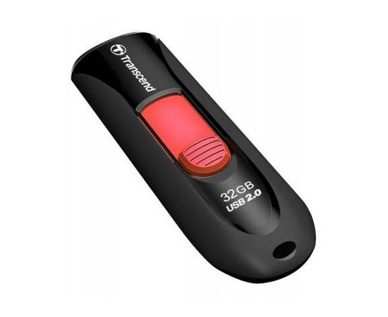 USB флеш накопитель Transcend 32GB JetFlash 590 USB 2.0 (TS32GJF590K), изображение 4 USB флеш накопитель Transcend 32GB JetFlash 590 USB 2.0 (TS32GJF590K), изображение 4
