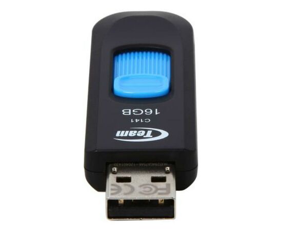 USB флеш накопитель Team 16GB C141 Blue USB 2.0 (TC14116GL01), изображение 4 USB флеш накопитель Team 16GB C141 Blue USB 2.0 (TC14116GL01), изображение 4