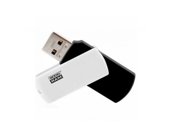 USB флеш накопитель Goodram 128GB UCO2 Colour Black&White USB 2.0 (UCO2-1280KWR11), изображение 2 USB флеш накопитель Goodram 128GB UCO2 Colour Black&White USB 2.0 (UCO2-1280KWR11), изображение 2