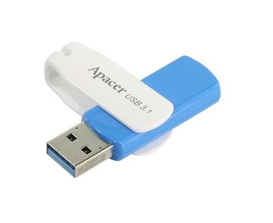 USB флеш накопитель Apacer 32GB AH357 Blue USB 3.1 (AP32GAH357U-1), изображение 4 USB флеш накопитель Apacer 32GB AH357 Blue USB 3.1 (AP32GAH357U-1), изображение 4