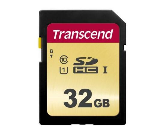 Карта пам'яті Transcend 32GB SDHC class 10 UHS-I U1 (TS32GSDC500S)