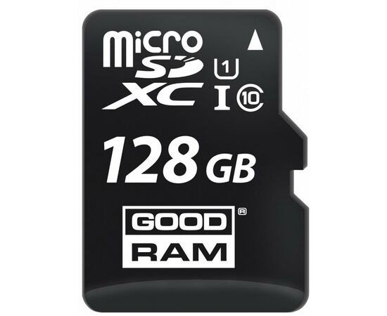 Карта памяти Goodram 128GB microSDXC class 10 UHS-I (M1AA-1280R12), изображение 2 Карта памяти Goodram 128GB microSDXC class 10 UHS-I (M1AA-1280R12), изображение 2