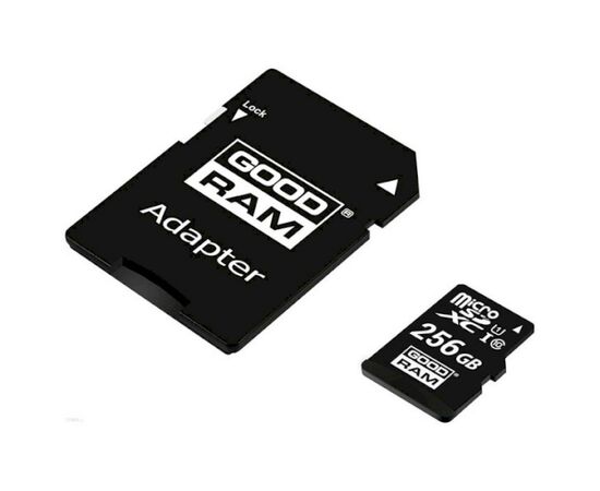 Карта памяти Goodram 256GB microSDXC class 10 UHS-I (M1AA-2560R12), изображение 2 Карта памяти Goodram 256GB microSDXC class 10 UHS-I (M1AA-2560R12), изображение 2