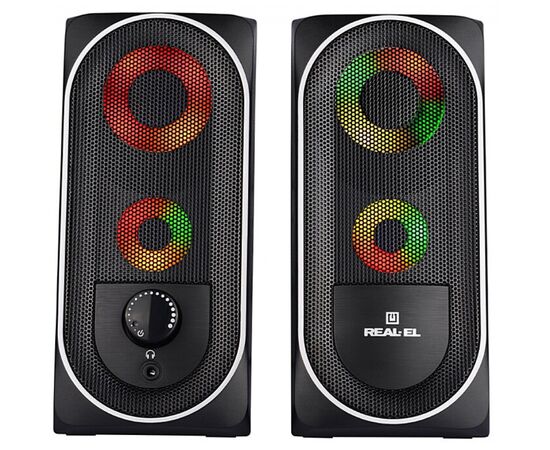 Акустическая система REAL-EL S-110 USB Black, изображение 3 Акустическая система REAL-EL S-110 USB Black, изображение 3