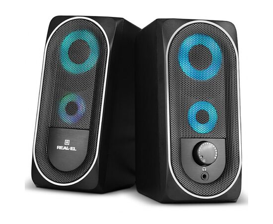 Акустическая система REAL-EL S-110 USB Black, изображение 7 Акустическая система REAL-EL S-110 USB Black, изображение 7