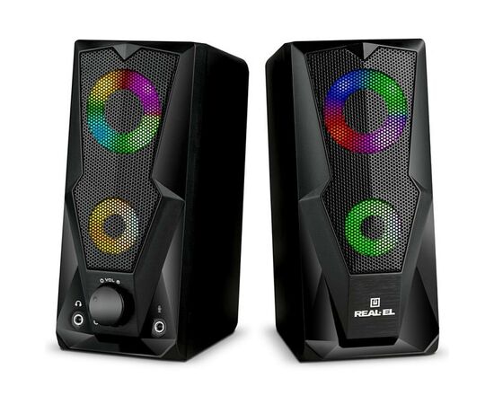 Акустическая система REAL-EL S-111 USB Black, изображение 4 Акустическая система REAL-EL S-111 USB Black, изображение 4