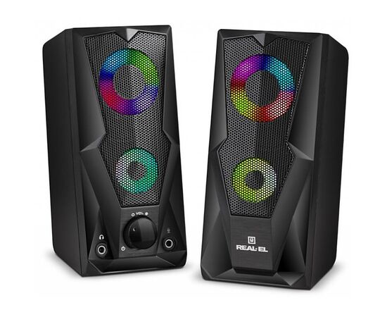 Акустическая система REAL-EL S-111 USB Black, изображение 6 Акустическая система REAL-EL S-111 USB Black, изображение 6