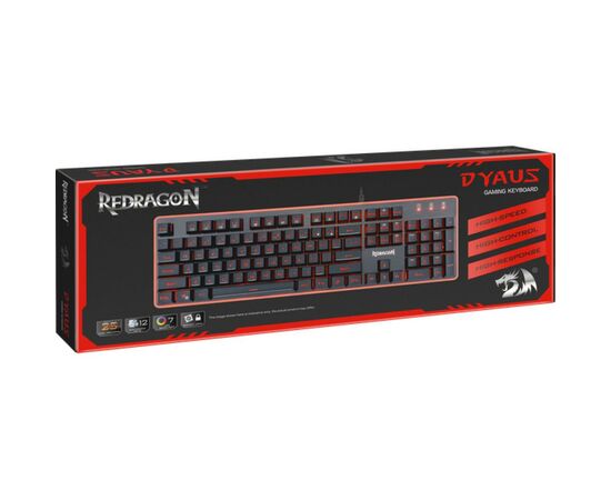 Клавиатура Redragon Dyaus USB UKR Black (77625), изображение 10 Клавиатура Redragon Dyaus USB UKR Black (77625), изображение 10