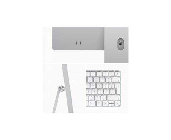 Комп'ютер Apple A2439 24" iMac Retina 4.5K / Apple M1 / Silver (MGTF3UA/A / MGTF3RU/A), зображення 4 Комп'ютер Apple A2439 24" iMac Retina 4.5K / Apple M1 / Silver (MGTF3UA/A / MGTF3RU/A), зображення 4