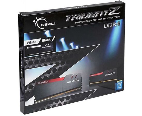 Модуль памяти для компьютера DDR4 16GB (2x8GB) 3200 MHz Trident Z Black H/White G.Skill (F4-3200C16D-16GTZKW), изображение 3 Модуль памяти для компьютера DDR4 16GB (2x8GB) 3200 MHz Trident Z Black H/White G.Skill (F4-3200C16D-16GTZKW), изображение 3