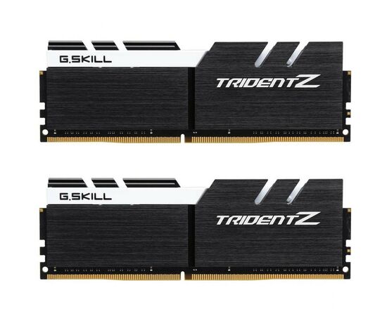 Модуль пам'яті для комп'ютера DDR4 16GB (2x8GB) 3200 MHz Trident Z Black H/White G.Skill (F4-3200C16D-16GTZKW)