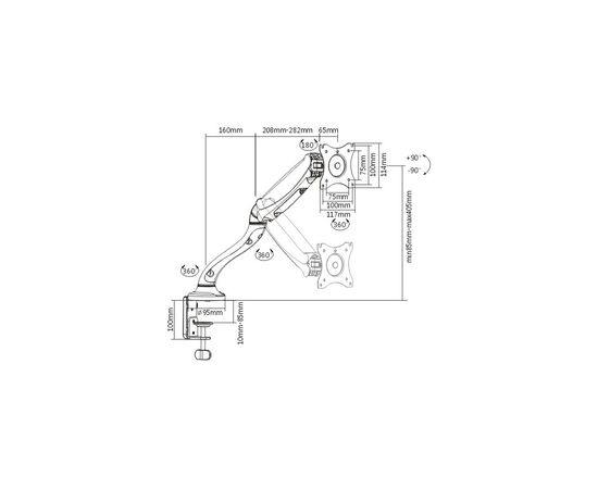 Кронштейн ITech MBSG-02F, изображение 4 Кронштейн ITech MBSG-02F, изображение 4