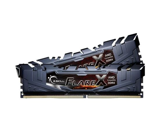 Модуль памяти для компьютера DDR4 16GB (2x8GB) 3200 MHz FlareX Black G.Skill (F4-3200C16D-16GFX), изображение 2 Модуль памяти для компьютера DDR4 16GB (2x8GB) 3200 MHz FlareX Black G.Skill (F4-3200C16D-16GFX), изображение 2