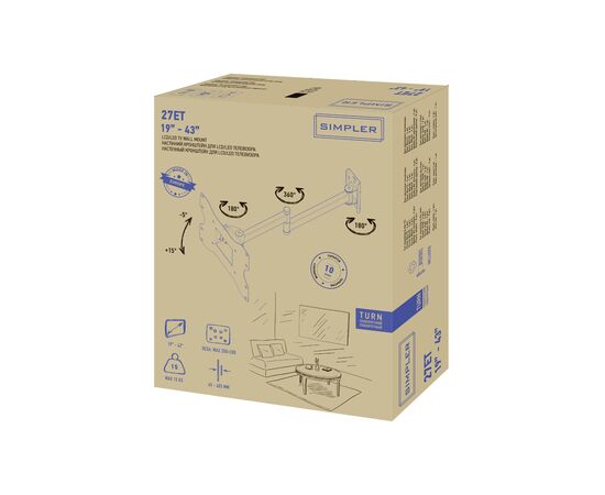 Кронштейн Simpler 27ET, изображение 3 Кронштейн Simpler 27ET, изображение 3