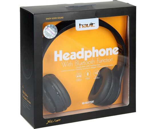 Навушники Havit HV-H2575BT Black (23961), зображення 5 Навушники Havit HV-H2575BT Black (23961), зображення 5