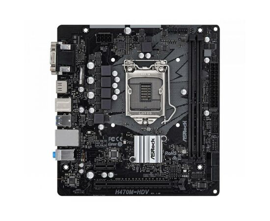 Материнская плата ASRock H470M-HDV, изображение 2 Материнская плата ASRock H470M-HDV, изображение 2