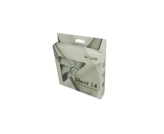 Кулер для корпуса Gelid Solutions Silent 14 140 mm (FN-SX14-10), изображение 2 Кулер для корпуса Gelid Solutions Silent 14 140 mm (FN-SX14-10), изображение 2
