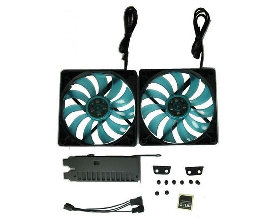 Кулер для видеокарты Gelid Solutions PCI Slot Fan Holder (SL-PCI-02), изображение 2 Кулер для видеокарты Gelid Solutions PCI Slot Fan Holder (SL-PCI-02), изображение 2