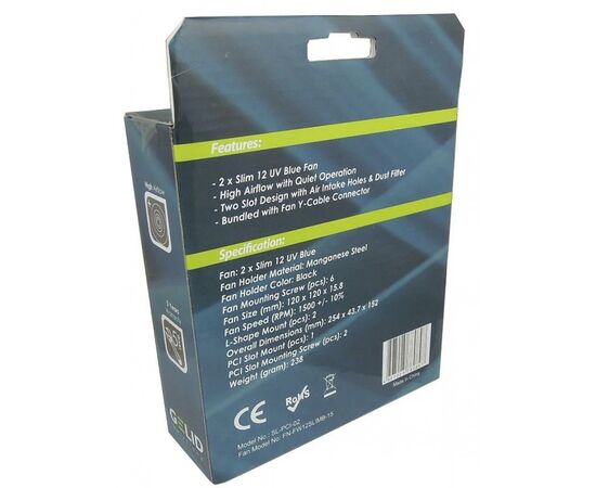 Кулер для видеокарты Gelid Solutions PCI Slot Fan Holder (SL-PCI-02), изображение 4 Кулер для видеокарты Gelid Solutions PCI Slot Fan Holder (SL-PCI-02), изображение 4
