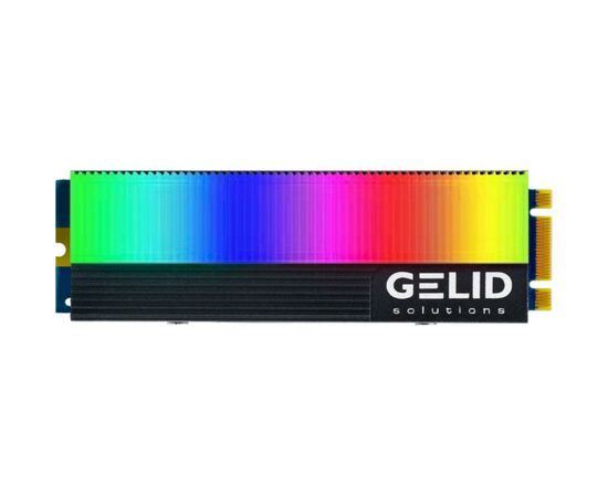 Радиатор охлаждения Gelid Solutions GLINT ARGB M.2 2280 SSD (M2-RGB-01)