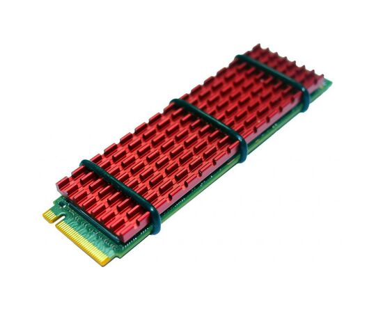 Радіатор охолодження Gelid Solutions SubZero M.2 SSD RED (HS-M2-SSD-10-A-4), зображення 3 Радіатор охолодження Gelid Solutions SubZero M.2 SSD RED (HS-M2-SSD-10-A-4), зображення 3