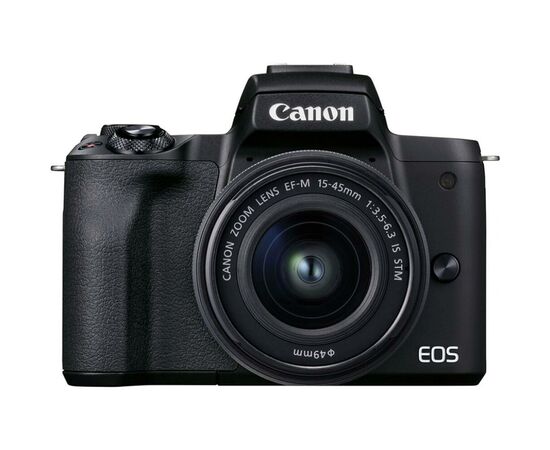 Цифровой фотоаппарат Canon EOS M50 Mk2 + 15-45 IS STM + 55-200 IS STM Black (4728C041), изображение 2 Цифровой фотоаппарат Canon EOS M50 Mk2 + 15-45 IS STM + 55-200 IS STM Black (4728C041), изображение 2