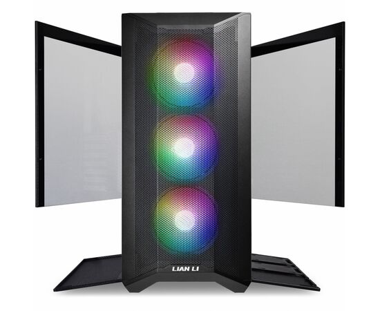 Корпус Lian Li LANCOOL II Mesh RGB Black (G99.LAN2MRX.50), зображення 4 Корпус Lian Li LANCOOL II Mesh RGB Black (G99.LAN2MRX.50), зображення 4
