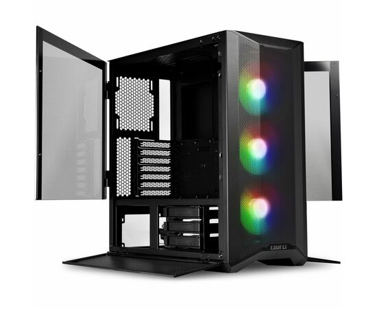 Корпус Lian Li LANCOOL II Mesh RGB Black (G99.LAN2MRX.50), зображення 5 Корпус Lian Li LANCOOL II Mesh RGB Black (G99.LAN2MRX.50), зображення 5