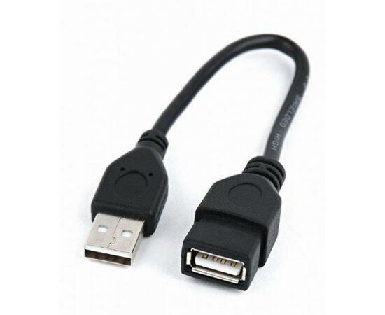 Дата кабель USB 2.0 AM/AF 0.15m Cablexpert (CCP-USB2-AMAF-0.15M)