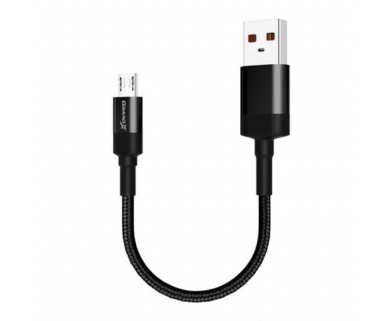Дата кабель USB 2.0 AM to Micro 5P 0.2m Grand-X (FM-20M)