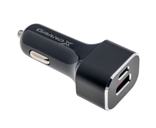 Зарядний пристрій Grand-X CH-29 PD 3.0, Quick Charge QС3.0, 1 TypeC, 1 USB (CH-29), зображення 4 Зарядний пристрій Grand-X CH-29 PD 3.0, Quick Charge QС3.0, 1 TypeC, 1 USB (CH-29), зображення 4