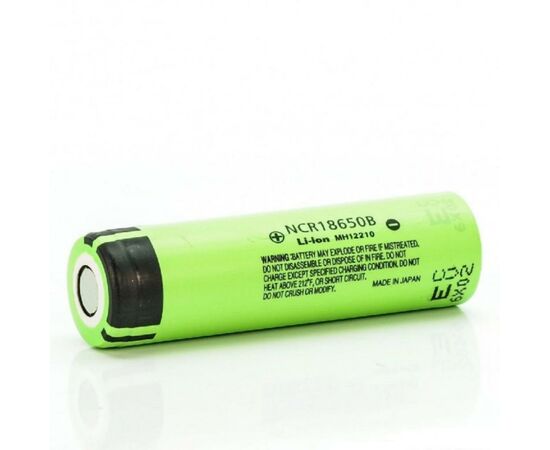Аккумулятор 18650 3400mAh (FlatTop) * 1 Panasonic (NCR18650B / 00422), изображение 3 Аккумулятор 18650 3400mAh (FlatTop) * 1 Panasonic (NCR18650B / 00422), изображение 3