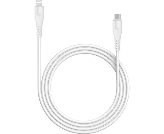 Дата кабель USB Type-C to Lightning 1.2m MFI White Canyon (CNS-MFIC4W), изображение 2 Дата кабель USB Type-C to Lightning 1.2m MFI White Canyon (CNS-MFIC4W), изображение 2