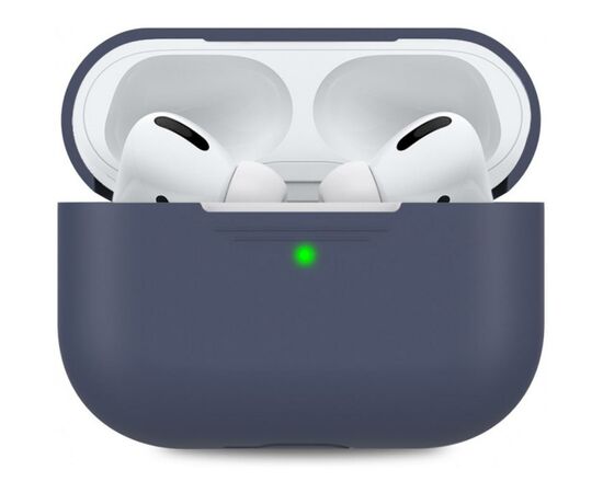 Чохол для навушників MakeFuture Apple AirPods Pro Silicone Blue (MCL-AAPBL)