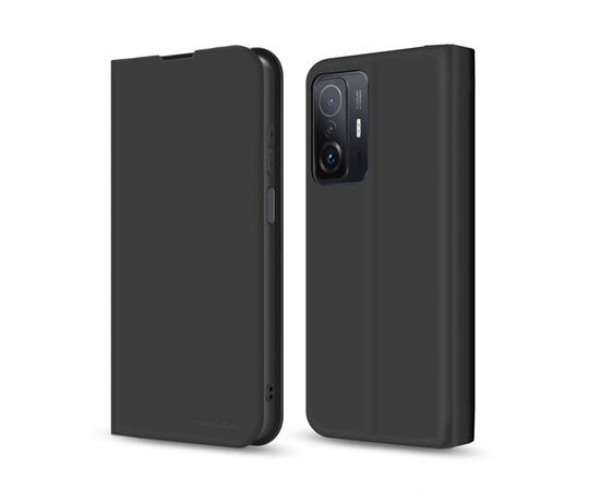 Чехол для моб. телефона MakeFuture Xiaomi 11T/11T Pro Flip (Soft-Touch PU) Black (MCP-X11T/11TPBK)