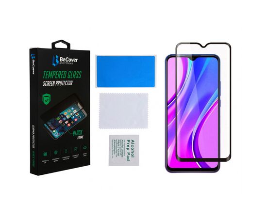 Стекло защитное BeCover Motorola Moto E20 Black (706900), изображение 2